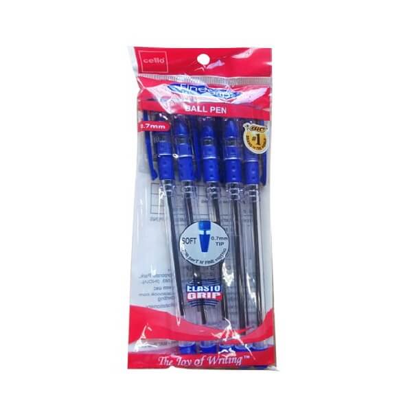 Buy Cello Finegrip Blue Ball Pen Online